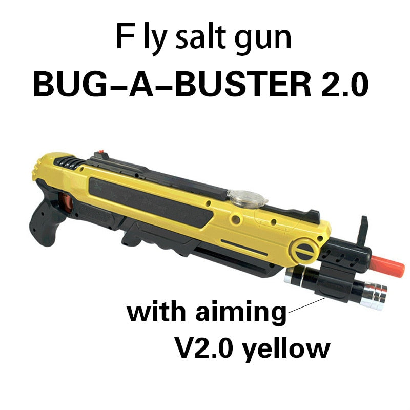 Salt-Gun BUG-A-BUSTER 3.0 Gun Salt Pepper Bullets Blaster Airsoft for Bug Blow Gun Mosquito Model Toy Fly Salt Power Gun