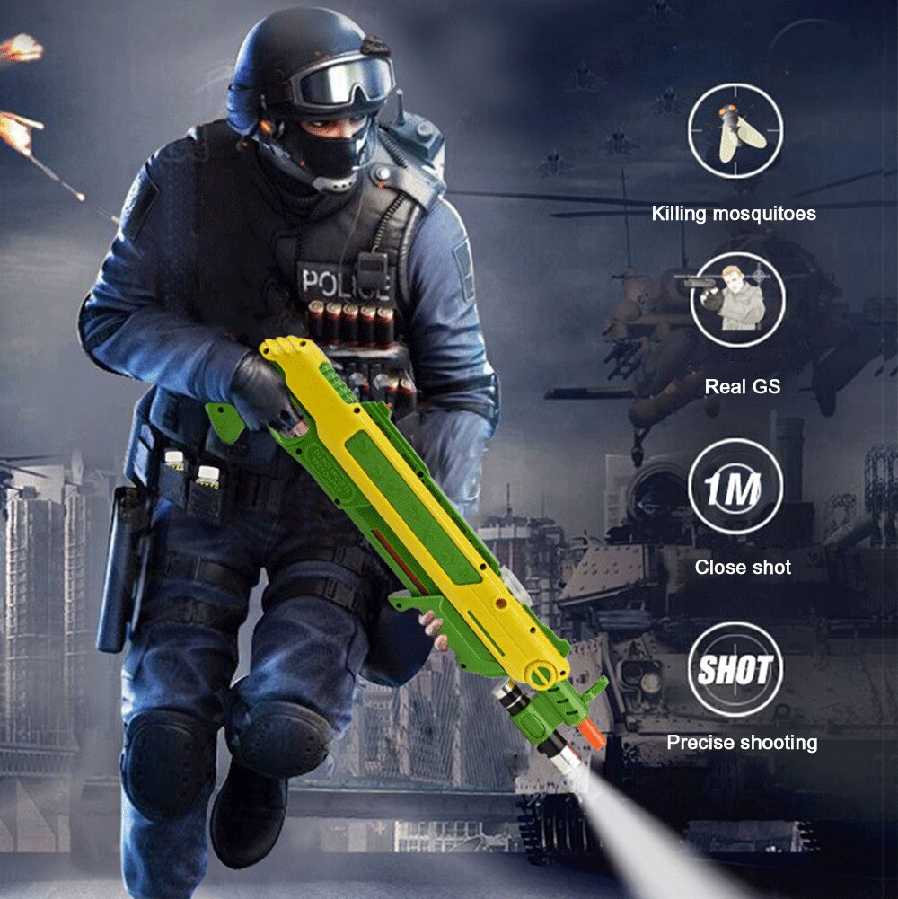 Salt-Gun BUG-A-BUSTER 3.0 Gun Salt Pepper Bullets Blaster Airsoft for Bug Blow Gun Mosquito Model Toy Fly Salt Power Gun