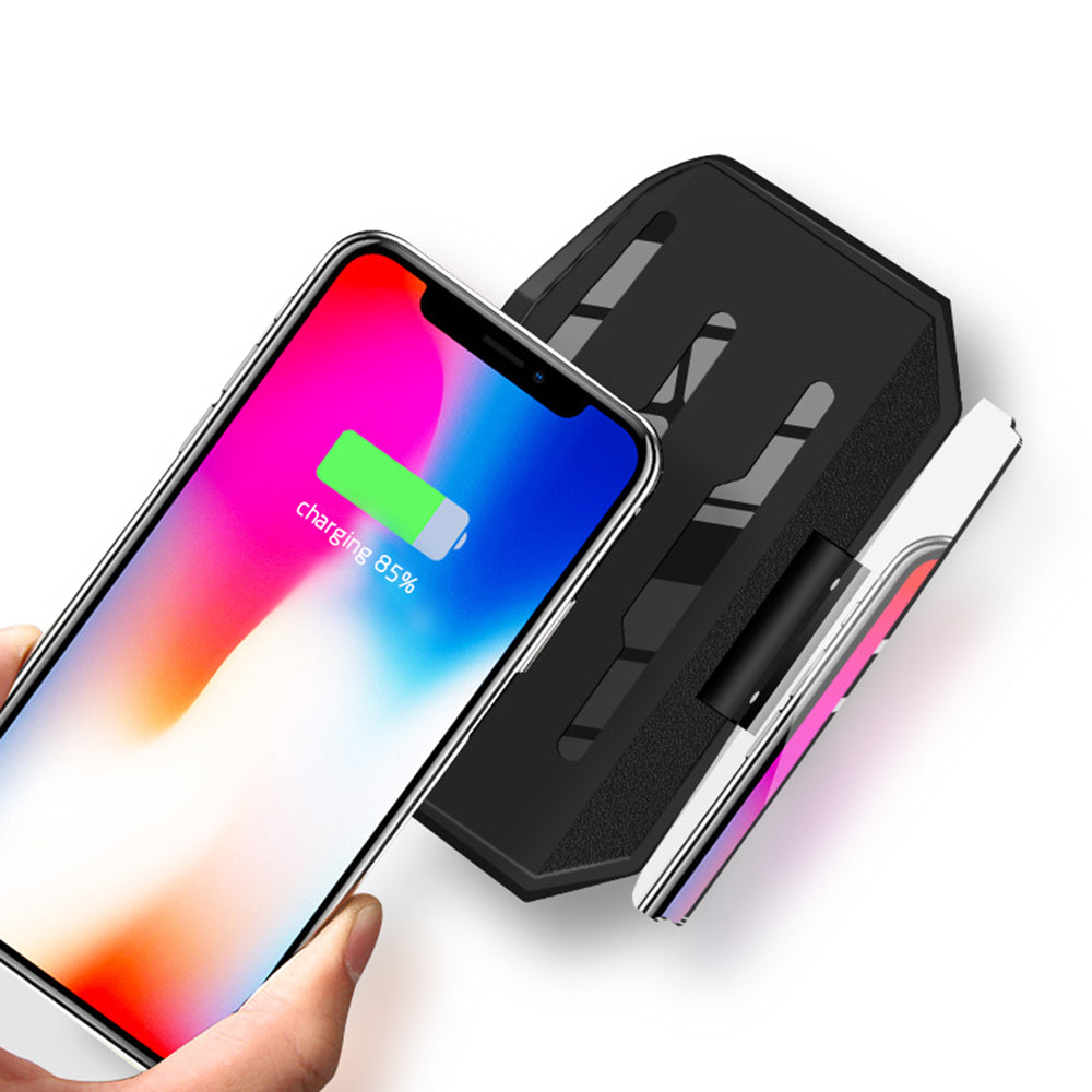 Wireless rechargeable head-up display navigation projector