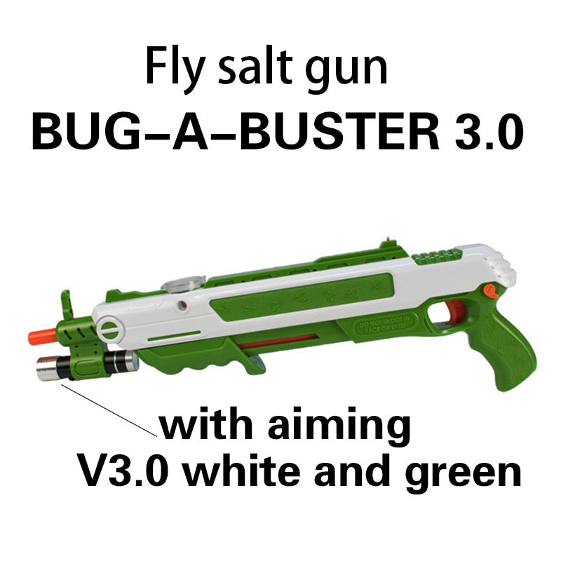 Salt-Gun BUG-A-BUSTER 3.0 Gun Salt Pepper Bullets Blaster Airsoft for Bug Blow Gun Mosquito Model Toy Fly Salt Power Gun