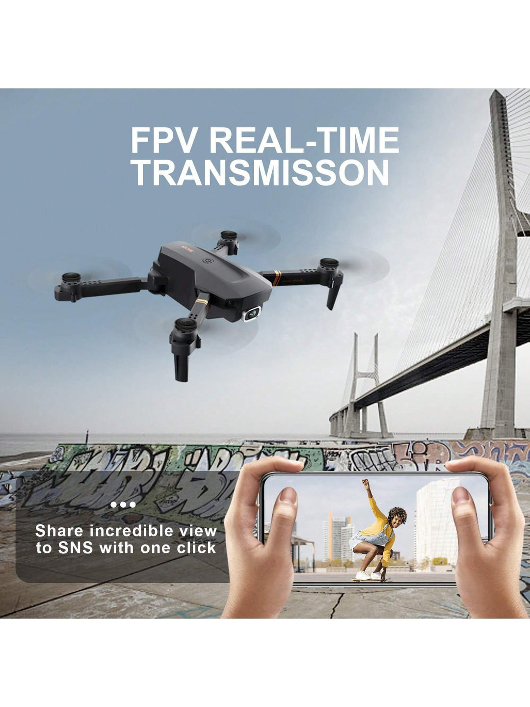 V4 Foldable Mini Drone With Camera 4K 1080P