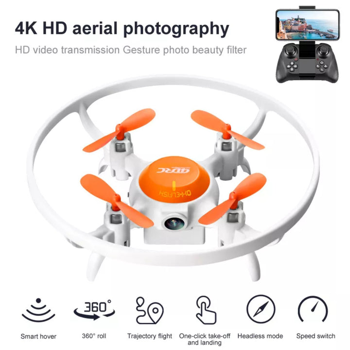 Mini RC Drone RC Quadcopter With 720P HD Wide Angle Camera