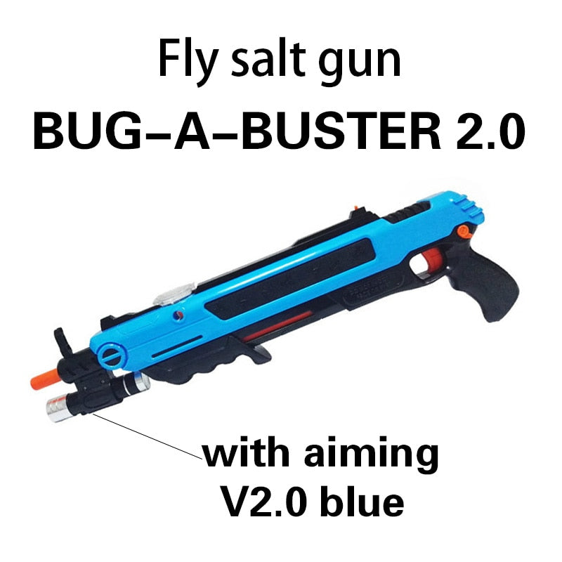 Salt-Gun BUG-A-BUSTER 3.0 Gun Salt Pepper Bullets Blaster Airsoft for Bug Blow Gun Mosquito Model Toy Fly Salt Power Gun