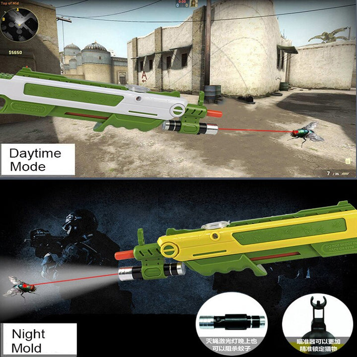 Salt-Gun BUG-A-BUSTER 3.0 Gun Salt Pepper Bullets Blaster Airsoft for Bug Blow Gun Mosquito Model Toy Fly Salt Power Gun