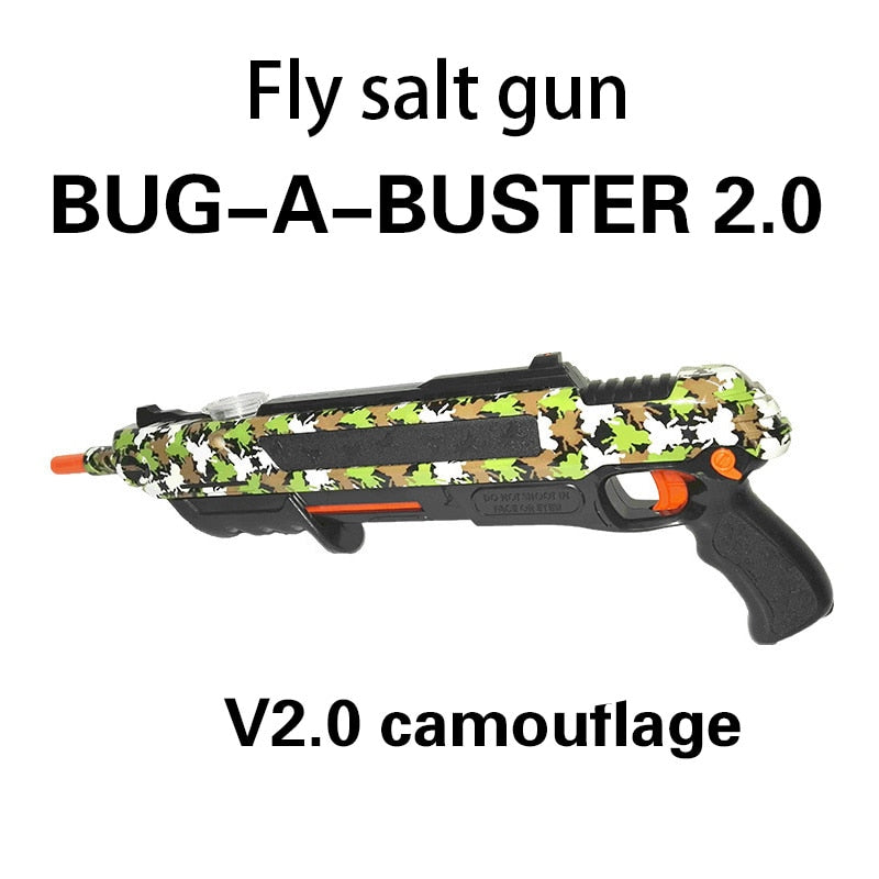 Salt-Gun BUG-A-BUSTER 3.0 Gun Salt Pepper Bullets Blaster Airsoft for Bug Blow Gun Mosquito Model Toy Fly Salt Power Gun