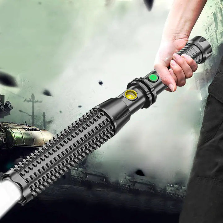 Super Bright Multifunctional Telescopic Flashlight Self-Defense