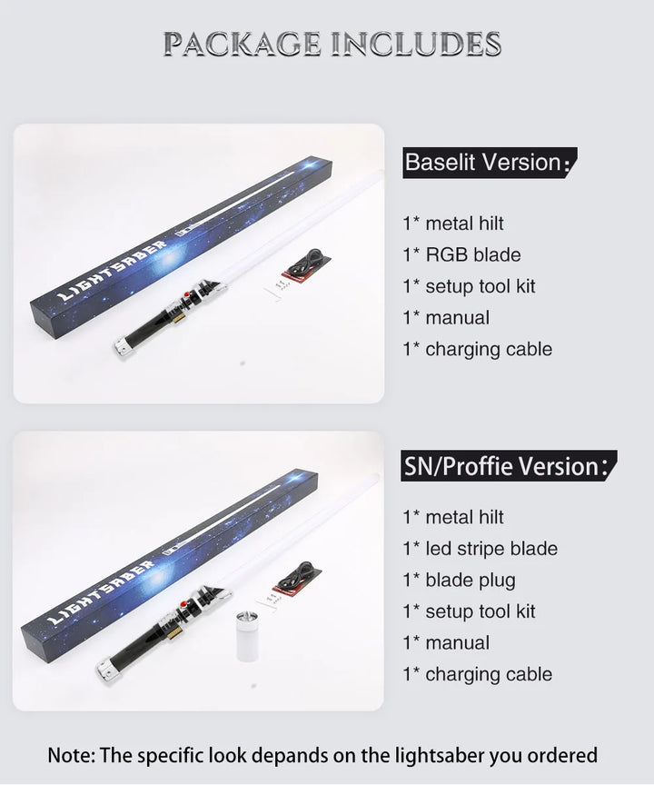 Neo Pixel Lightsaber Proffie Smooth Swing Metal Handle Force Blaster Cosplay Led Strip Laser Sword Replica Starkiller