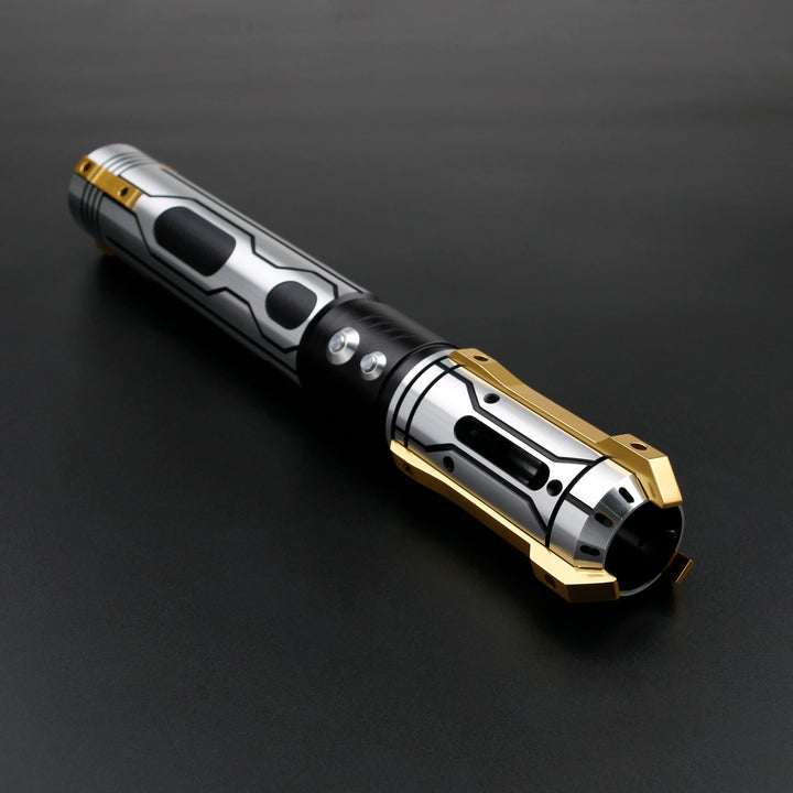 TXQSABER Lightsaber Designed Series Jedi Heavy Dueling SDRGB Pixel no Blade FOC Metal Hilt arts Lasersword Toy for Adult Cosplay