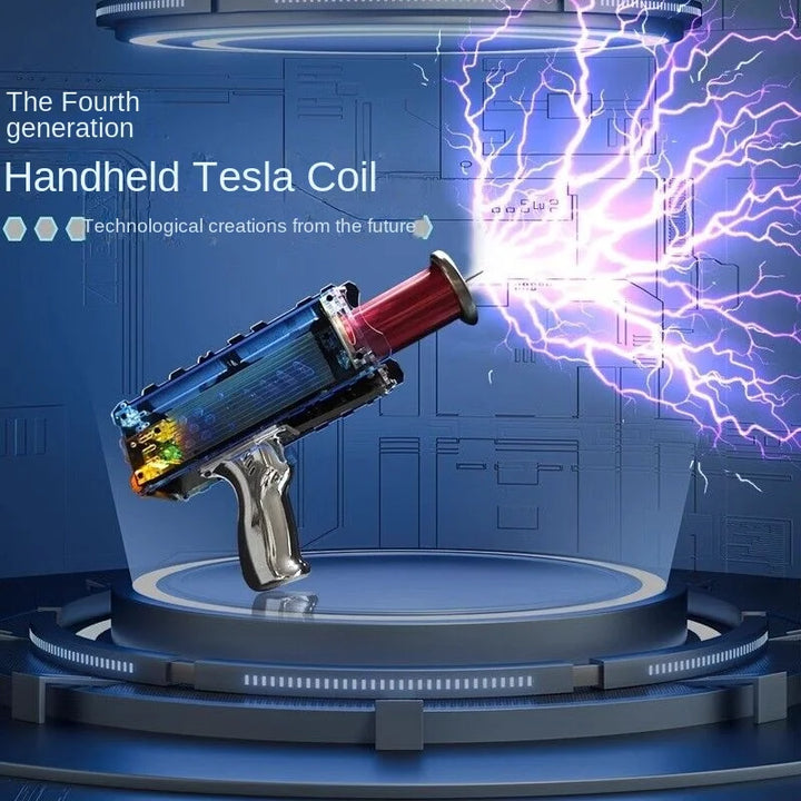 4th Generation Tesla Coil Handheld Magnetic Energy Generator With Power Adapter