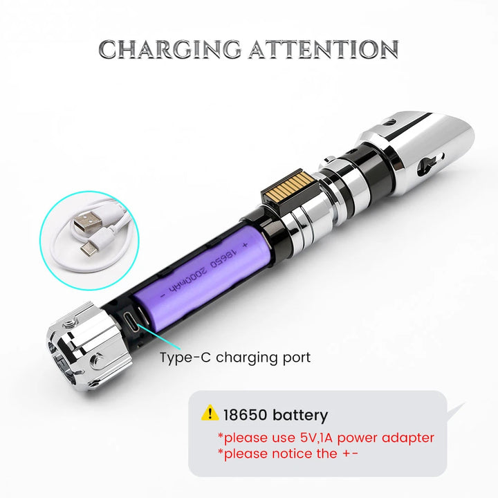 Neo Pixel Lightsaber Proffie Smooth Swing Metal Handle Force Blaster Cosplay Led Strip Laser Sword Replica Starkiller