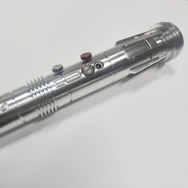 Lightsaber Metal Hilt No Electronics Jedi Laser Sword Fits Neopixel RGB O Port Electronic Chassis Heavy Dueling LTG Light Saber.