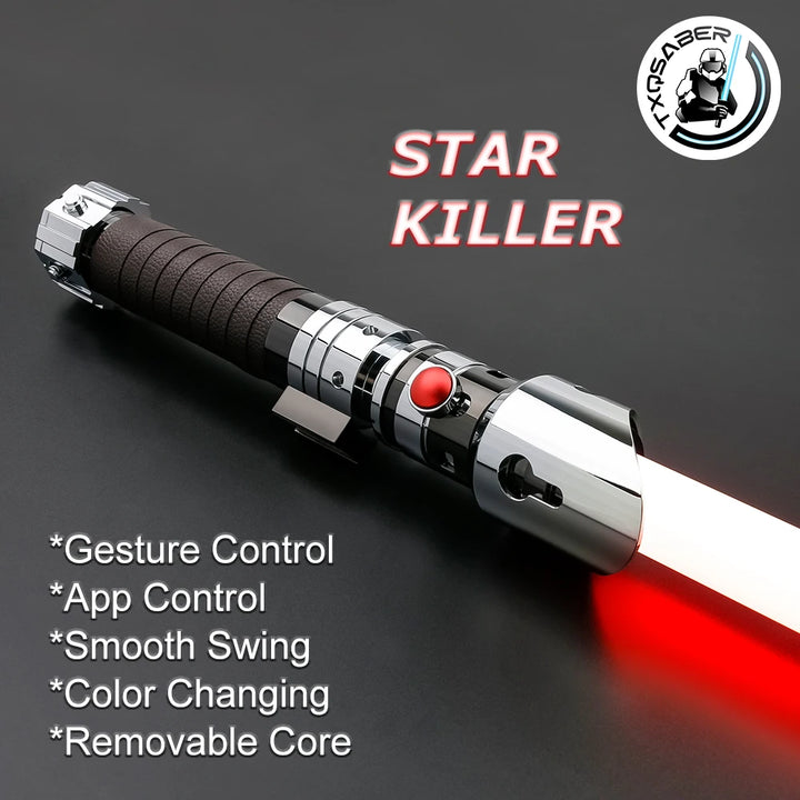 Neo Pixel Lightsaber Proffie Smooth Swing Metal Handle Force Blaster Cosplay Led Strip Laser Sword Replica Starkiller