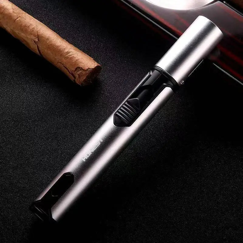 2024 Planet Lightsaber Butane Gas Lighter 360° Use Metal Outdoor Windproof Turbine Torch Jet Lighter Gun BBQ Welding Cigar Tool