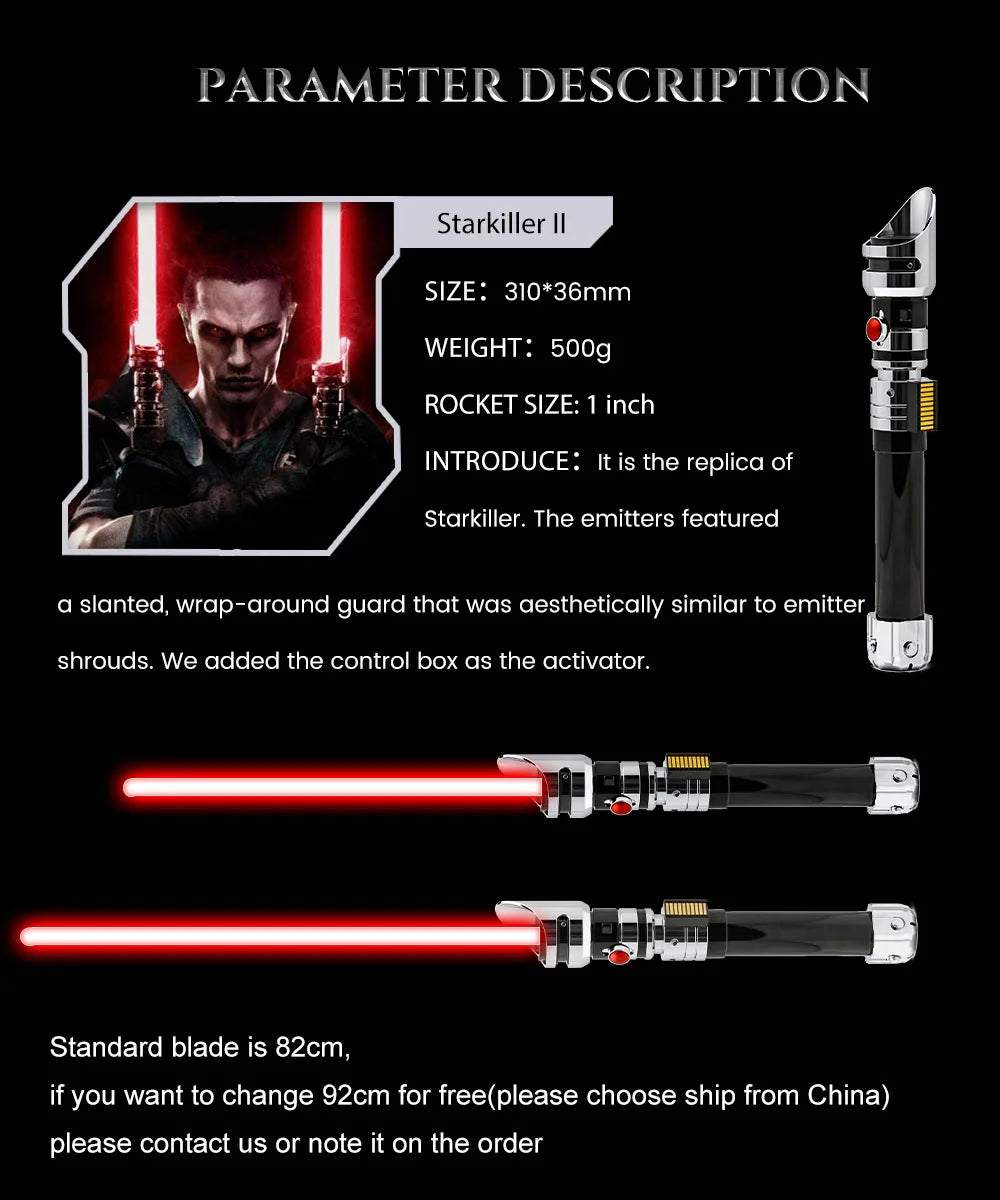 Neo Pixel Lightsaber Proffie Smooth Swing Metal Handle Force Blaster Cosplay Led Strip Laser Sword Replica Starkiller