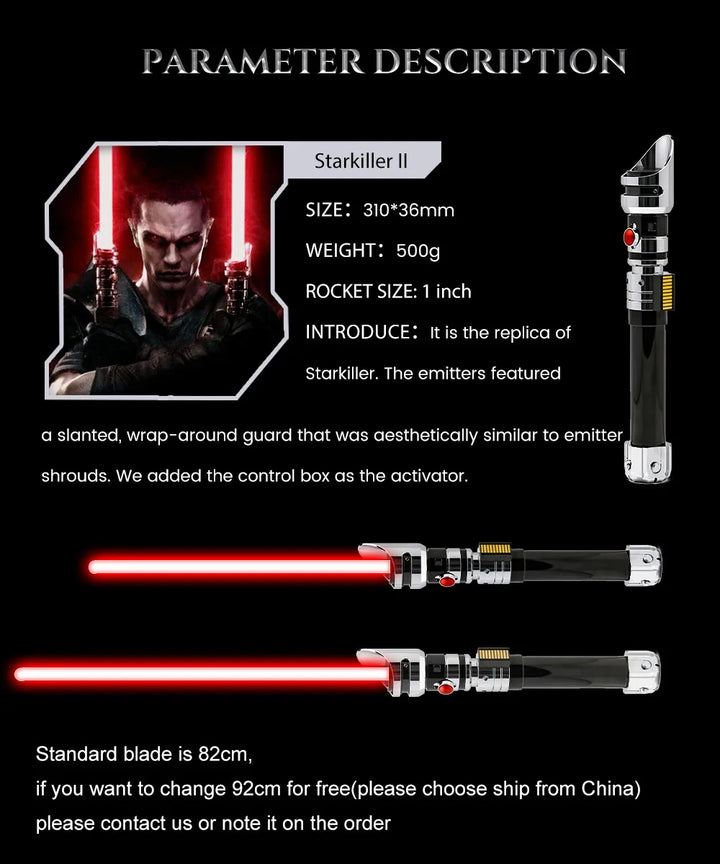 Neo Pixel Lightsaber Proffie Smooth Swing Metal Handle Force Blaster Cosplay Led Strip Laser Sword Replica Starkiller