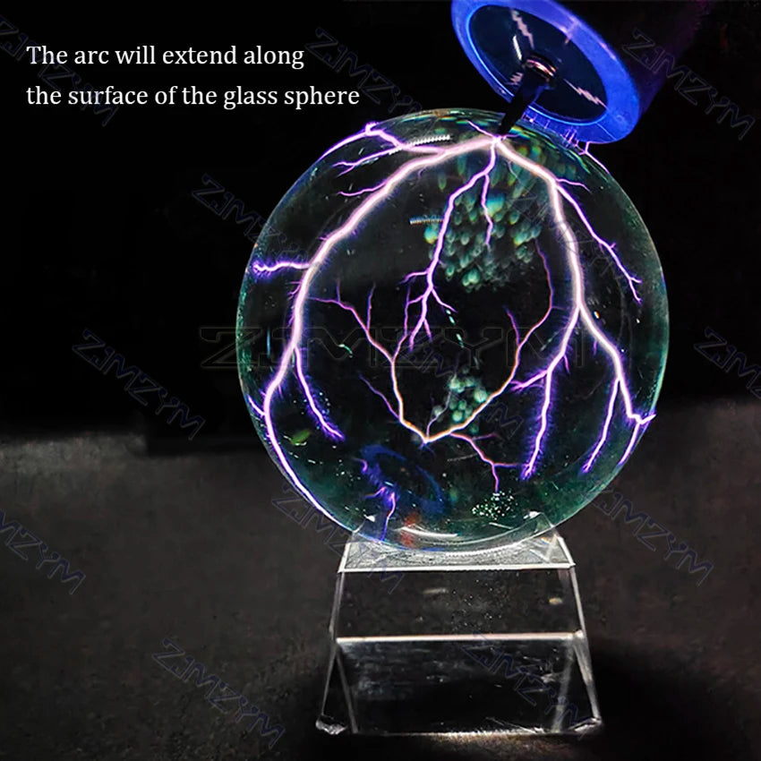 Third Generation Plus 80W 6A Tesla Coil Gun Portable Handheld Tesla Coil High Voltage Generator Artificial Lightning Tesla Coil