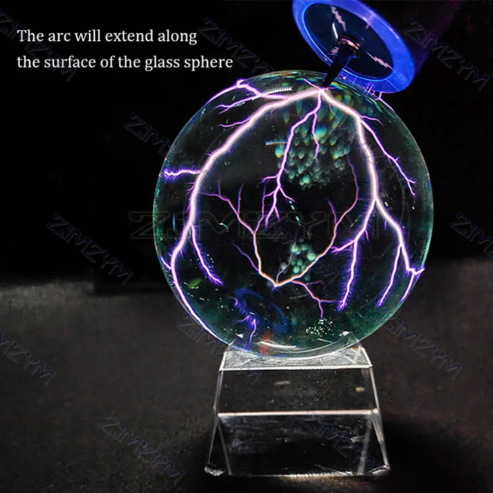 Third Generation Plus 80W 6A Tesla Coil Gun Portable Handheld Tesla Coil High Voltage Generator Artificial Lightning Tesla Coil