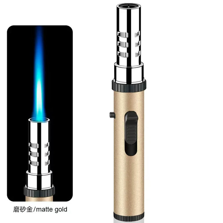 2024 Planet Lightsaber Butane Gas Lighter 360° Use Metal Outdoor Windproof Turbine Torch Jet Lighter Gun BBQ Welding Cigar Tool