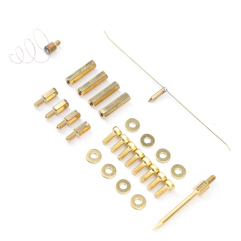 For Musical Tesla Coil Wireless Music Plasma Speaker Plasma Music Tesla Coil Module Golden With Acrylic Shell EU/US Plug DC8-32V