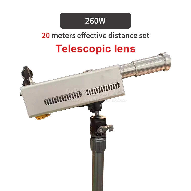 260W Laser Obstacle Removal Machines Customized Handheld Laser Retractable Lens Pump Source Laser Operating Range 0-20 m 0-50 m