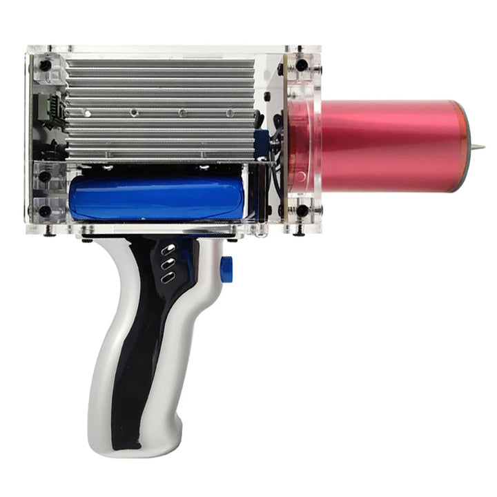 Third Generation Plus 80W 6A Tesla Coil Gun Portable Handheld Tesla Coil High Voltage Generator Artificial Lightning Tesla Coil