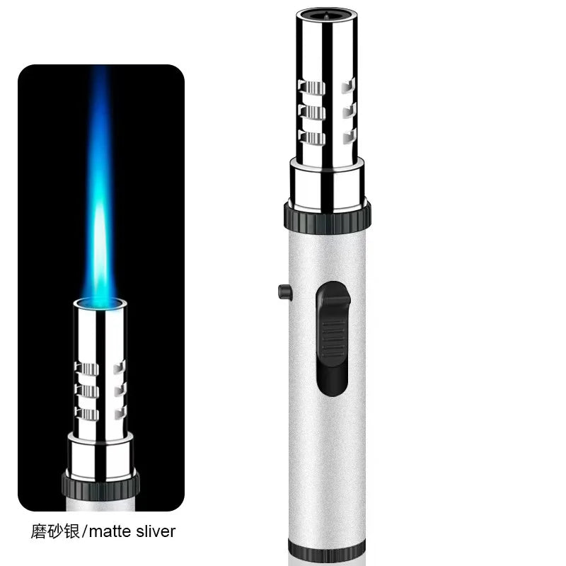 2024 Planet Lightsaber Butane Gas Lighter 360° Use Metal Outdoor Windproof Turbine Torch Jet Lighter Gun BBQ Welding Cigar Tool