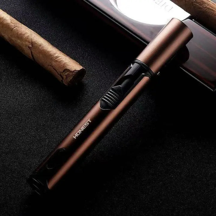 2024 Planet Lightsaber Butane Gas Lighter 360° Use Metal Outdoor Windproof Turbine Torch Jet Lighter Gun BBQ Welding Cigar Tool