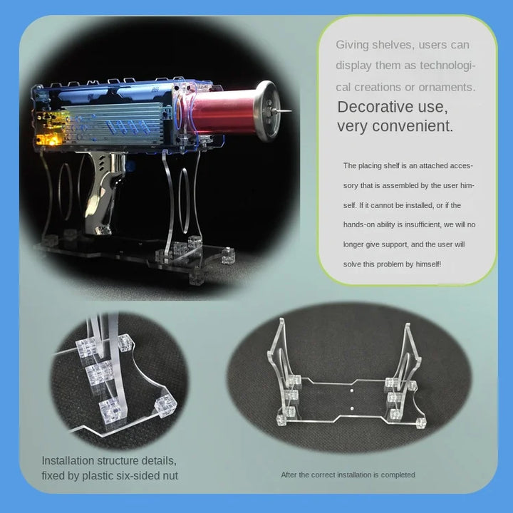 4th Generation Tesla Coil Handheld Magnetic Energy Generator With Power Adapter