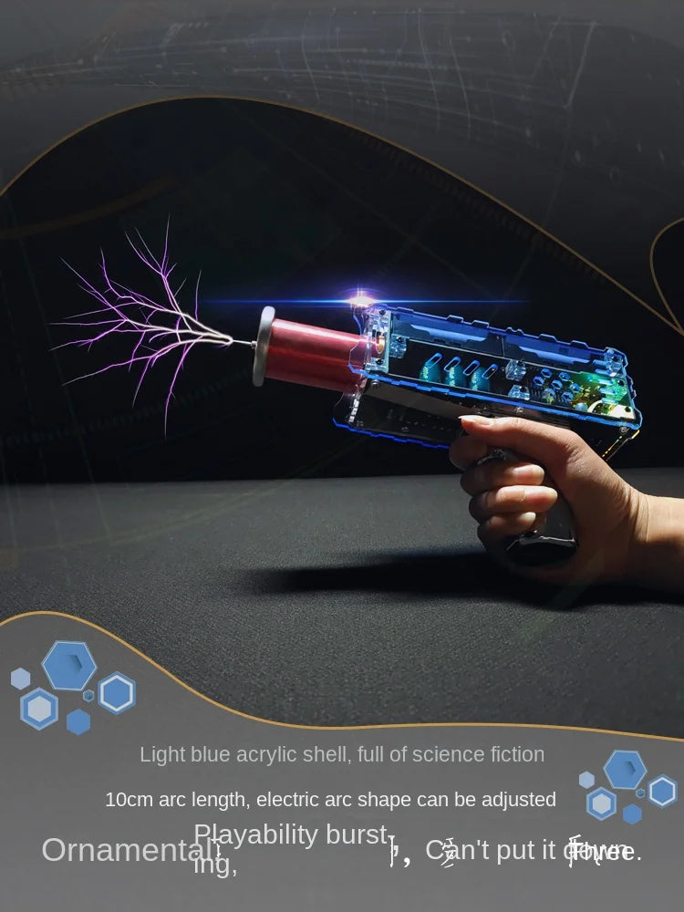 4th Generation Tesla Coil Handheld Magnetic Energy Generator With Power Adapter