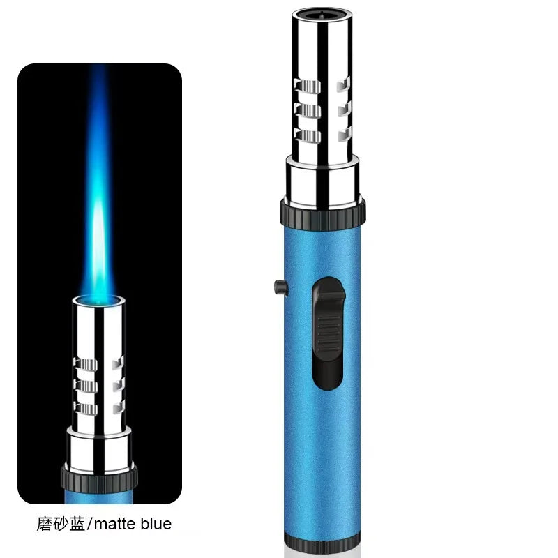 2024 Planet Lightsaber Butane Gas Lighter 360° Use Metal Outdoor Windproof Turbine Torch Jet Lighter Gun BBQ Welding Cigar Tool