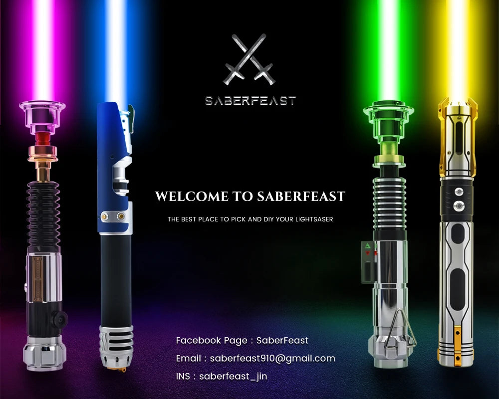 Neo Pixel Lightsaber Proffie Smooth Swing Metal Handle Force Blaster Cosplay Led Strip Laser Sword Replica Starkiller