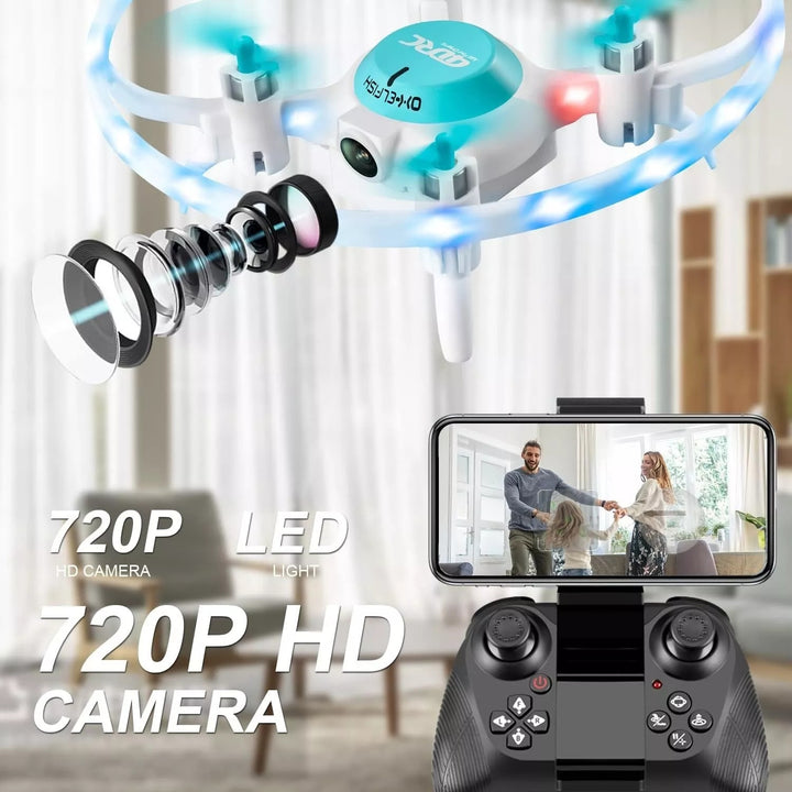 Mini RC Drone RC Quadcopter With 720P HD Wide Angle Camera